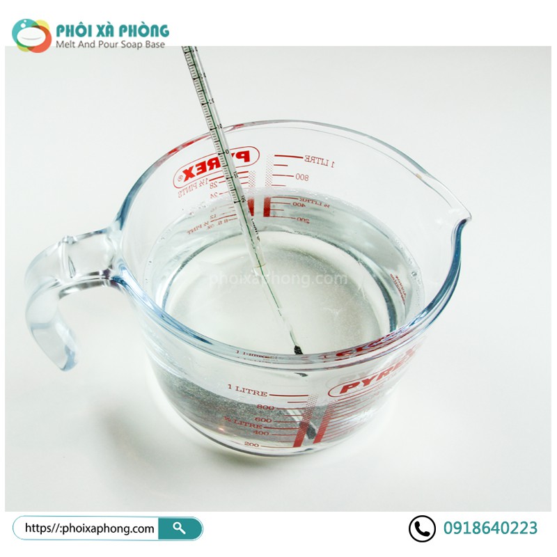 Combo 1kg Phôi xà phòng Glycerin (0.5kg Trong suốt + 0.5Kg Trắng sữa) | BigBuy360 - bigbuy360.vn