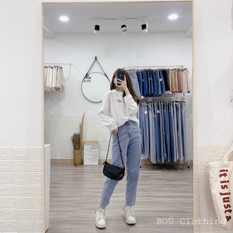 Túi da quai phối mắt xích hai màu Đen Trắng cho Nữ