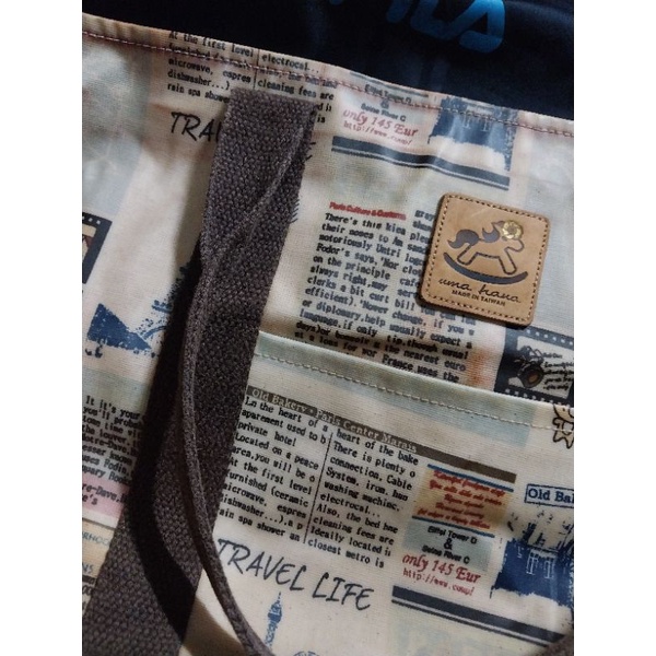 Túi họa tiết hiệu siêu yêu  Vintage Uma hana