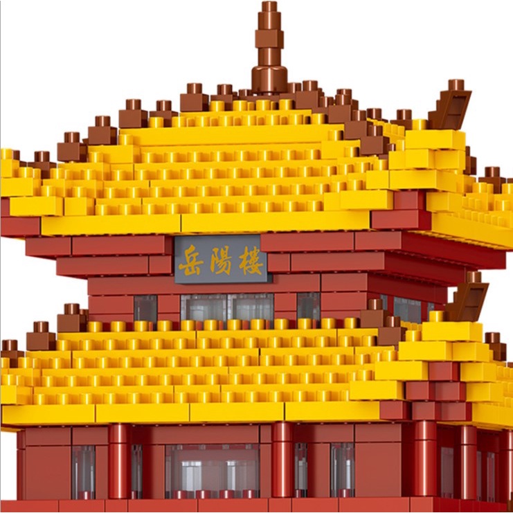 Khối Đồ Chơi Lắp Ráp Hình Viên Kim Cương Phong Cách Dân Tộc Giáo Dục Cho Bé