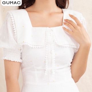 Đầm nữ hoa cổ thủy thủ DA1050 GUMAC
