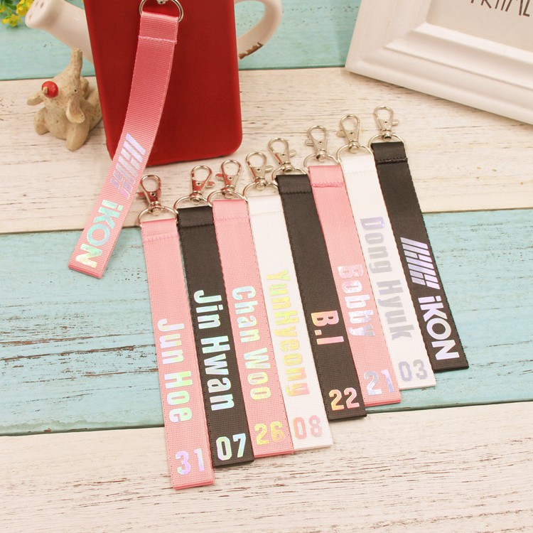 [Mã LIFEBOOK2 giảm 10% đơn 0Đ] Móc treo Nametag got7 strap ikon nametag seventeen treo điện thoại tiện ích dễ thương