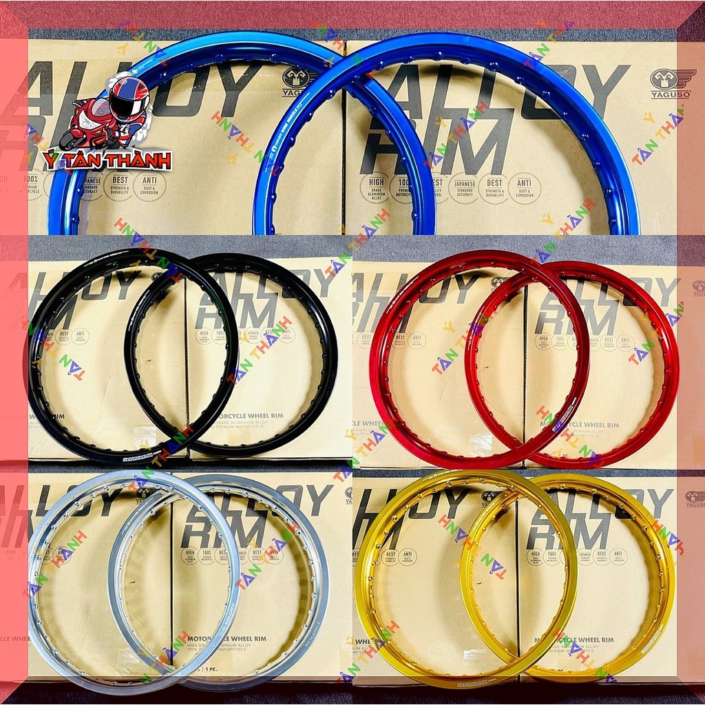 Niềng nhôm Yaguso 1.4 1.6 cho các loại xe máy MS20