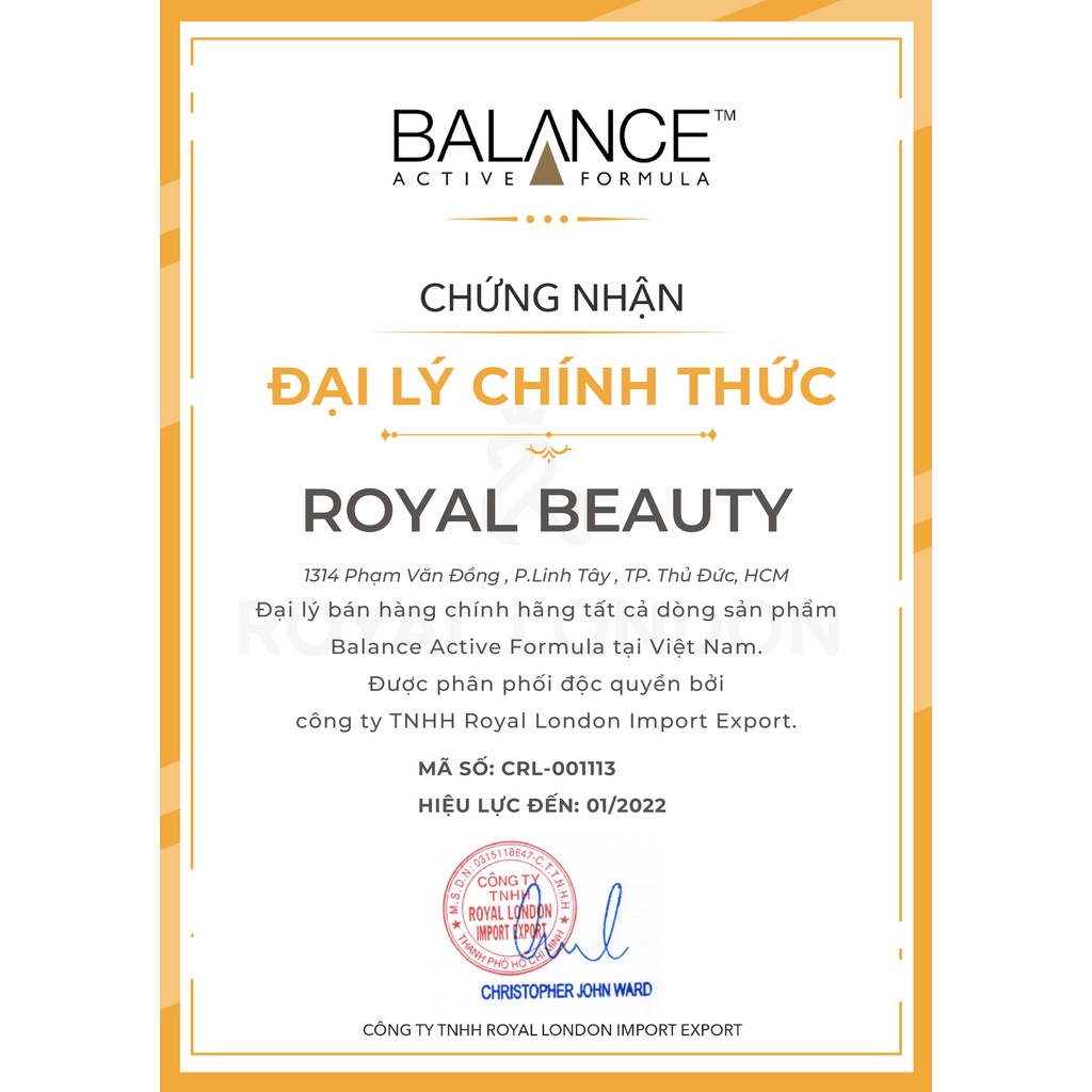 Tinh Chất Dưỡng Ẩm, Cấp Nước Cho Da Hyaluronic Acid Balance Active Formula 30ml