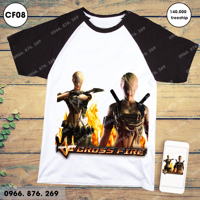 In áo crossfire theo yêu cầu