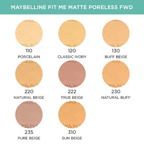 Phấn Phủ Mịn Lì Fit Me Maybelline Fit Me Matte + Poreless Powder HSK6548-161