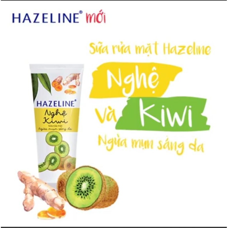 sữa rửa mặt Hazeline nghệ kiwi 50 gr