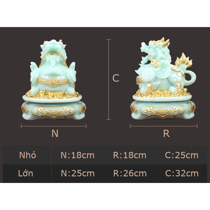 Vật Phẩm Phong Thủy Tỳ Hưu - Phật Giáo Tường Thuận