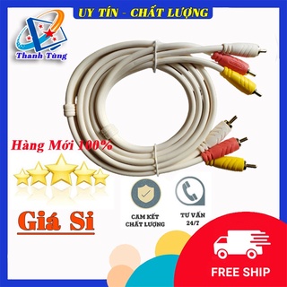 Dây av 6 đầu - dây av 3 đầu bông sen