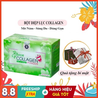 Diệp lục collagen làm đẹp da sạch mụn mờ nám tàn nhang tăng cường nội tiết tố giảm khô hạn cho phụ nữ