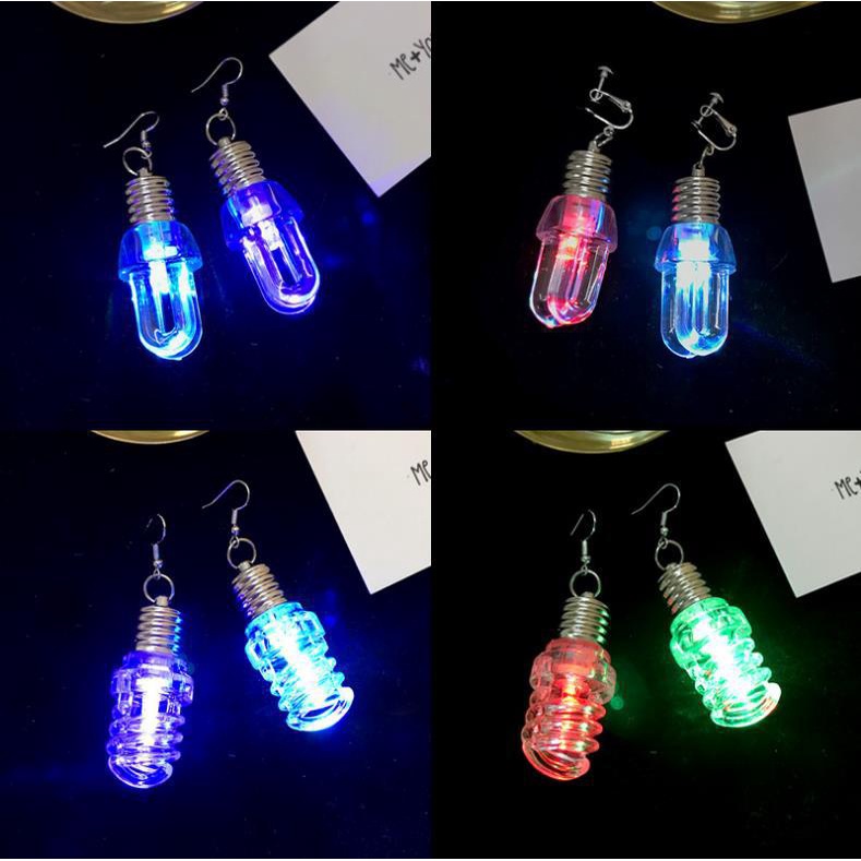 Khuyên Tai Hình Bóng Đèn Sáng Tạo Độc Đáo Cho Nữ