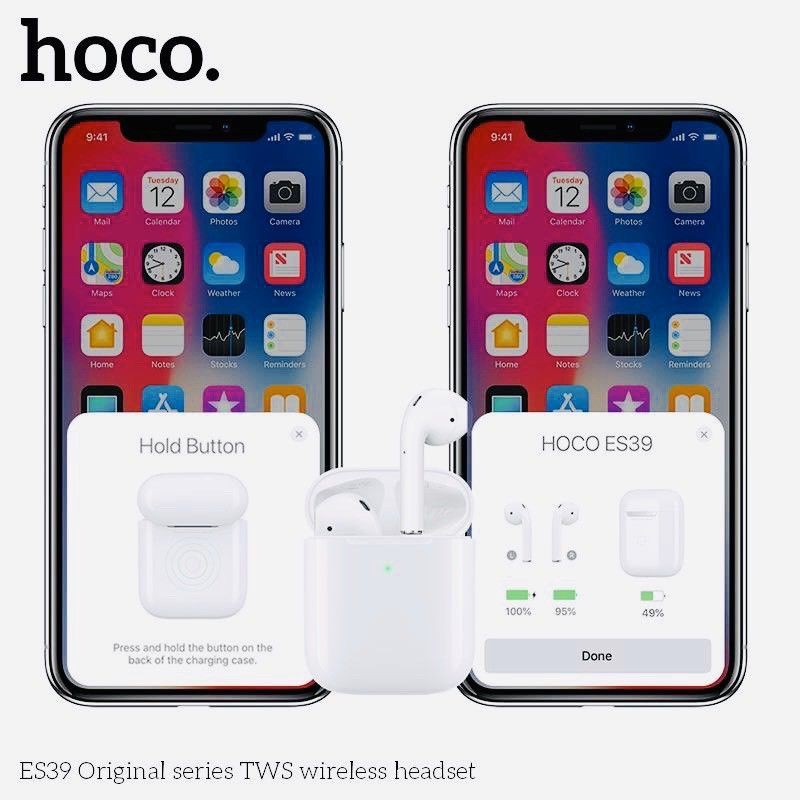 Tai nghe bluetooth Hoco ES39 phiên bản đặc biệt hỗ trợ định vị, đổi tên - Bh 12 tháng