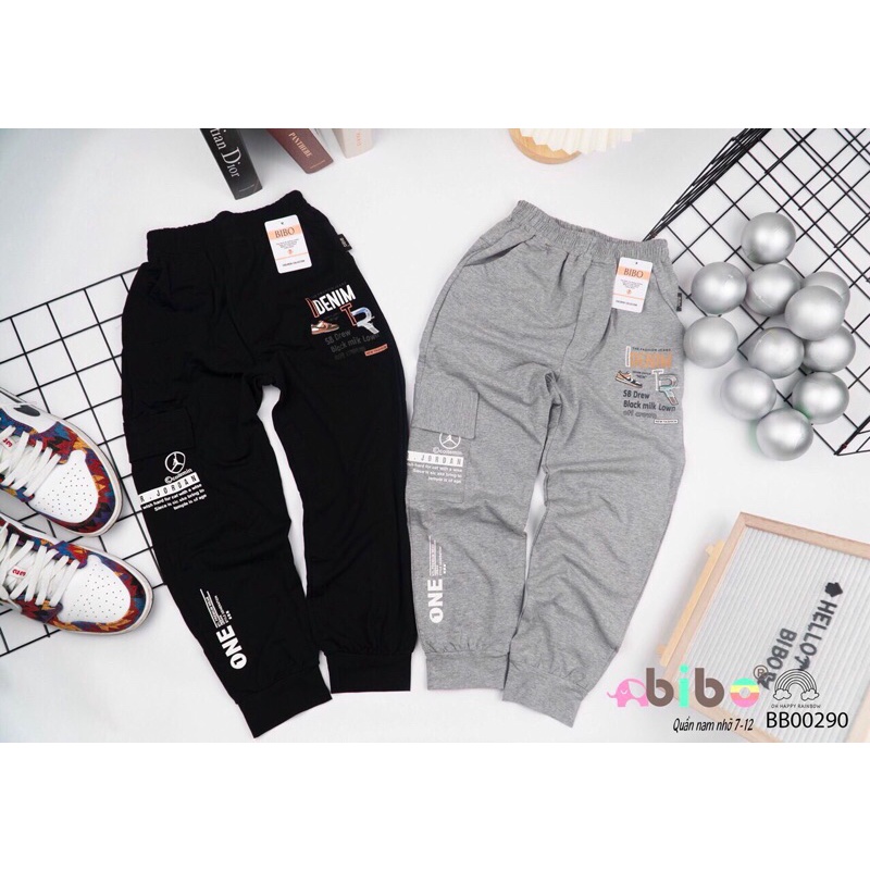 Quần cotton bé trai từ 17-40kg