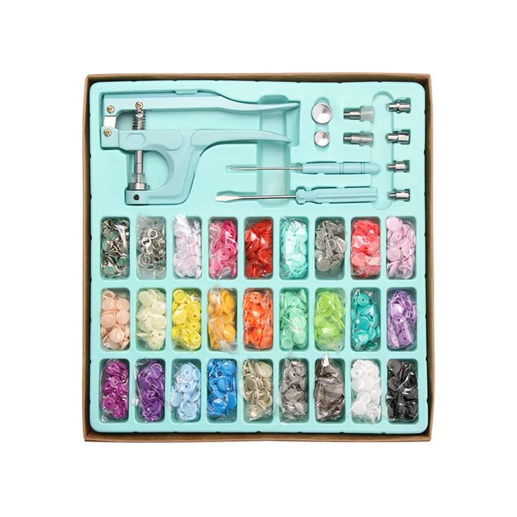 Set kìm đóng nút bấm hình trái tim bằng nhôm đa năng DIY