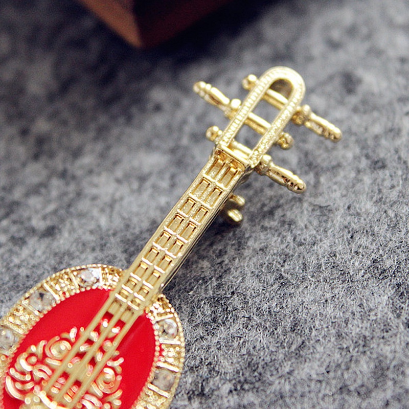 Ghim Cài Áo Hình Vòng Hoa Đính Ngọc Trai Phong Cách Vintage