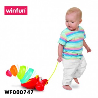 Đồ chơi kéo kết hợp tháp xếp chồng hình con cua Winfun 0747