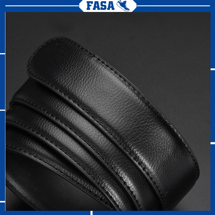 Thắt lưng da nam khoá tự động sang trọng lịch lãm FASA STORE, Dây lưng nam thời trang mặt khoá vuông 3 mẫu trending 2022