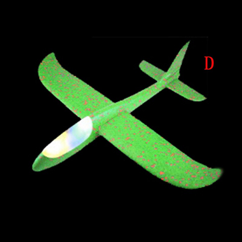B Blesiya Hand Launch EPP Foam Plane Light Throw Flaying Outoor Playing Glider 48cm Red