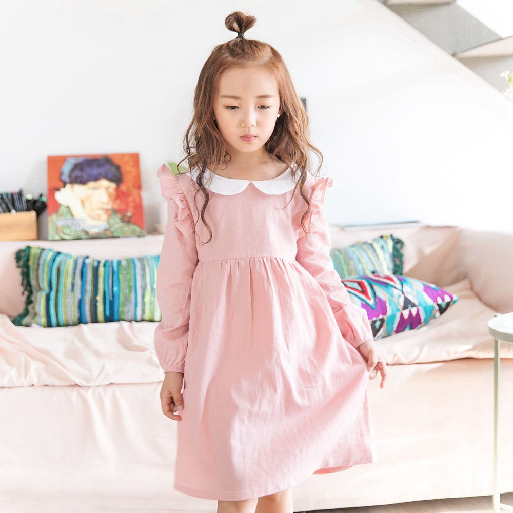 Đầm Sanlutoz Màu Hồng Dành Cho Bé Gái