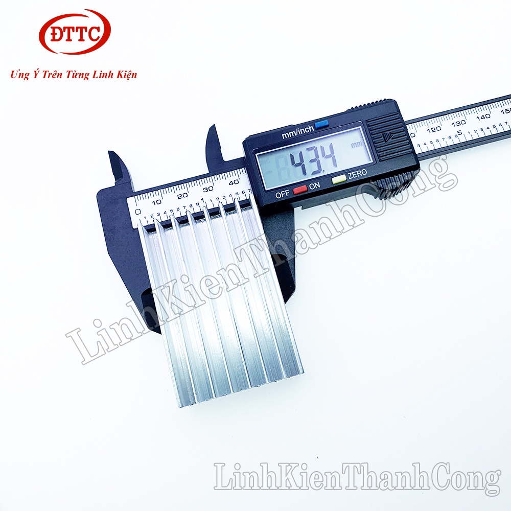 Nhôm Tản Nhiệt 8 Cánh 65x45x17mm