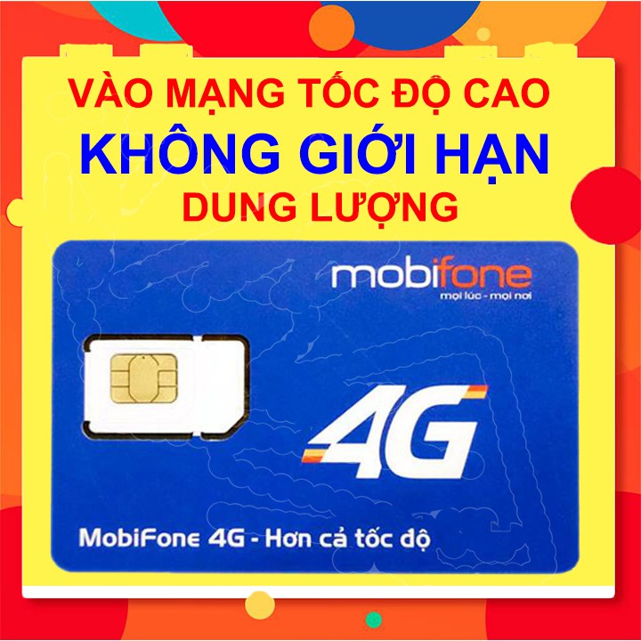 Sim 4G Mobifone Tốc Độ Cao Không Giới Hạn