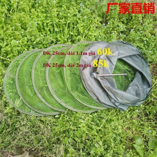 Rộng đựng cá 1.1m, 2m , đk 25cm giá rẻ nhất thị trường
