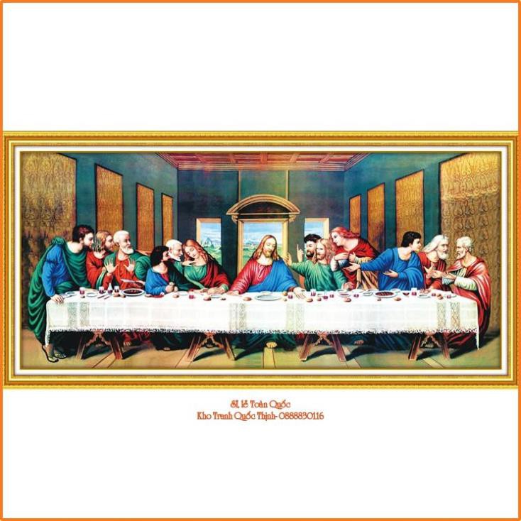Tranh đính đá BỮA TIỆC LY. Kích Thước: 1m x 51Cm- 120 x 55Cm- 150 x 65Cm- 1704 x 75Cm