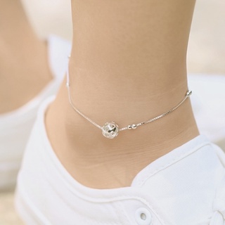 Lắc chân bạc charm mini ball