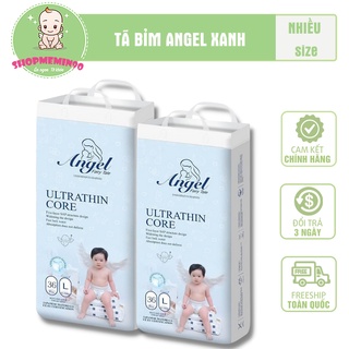 Bỉm Dán/Quần ANGEL XANH BÌNH DÂN Ultra Absorbent đủ size NB62/S58/M54/L50/XL46/M38/L36/XL34/XXL32/XXXL30