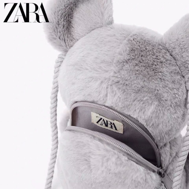 Túi chuột ghi Zara size 24*15cm