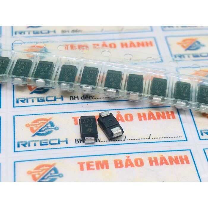 Combo 20 chiếc 1N4728A kí hiệu 3P3 DIode 3.3V 1W SMA