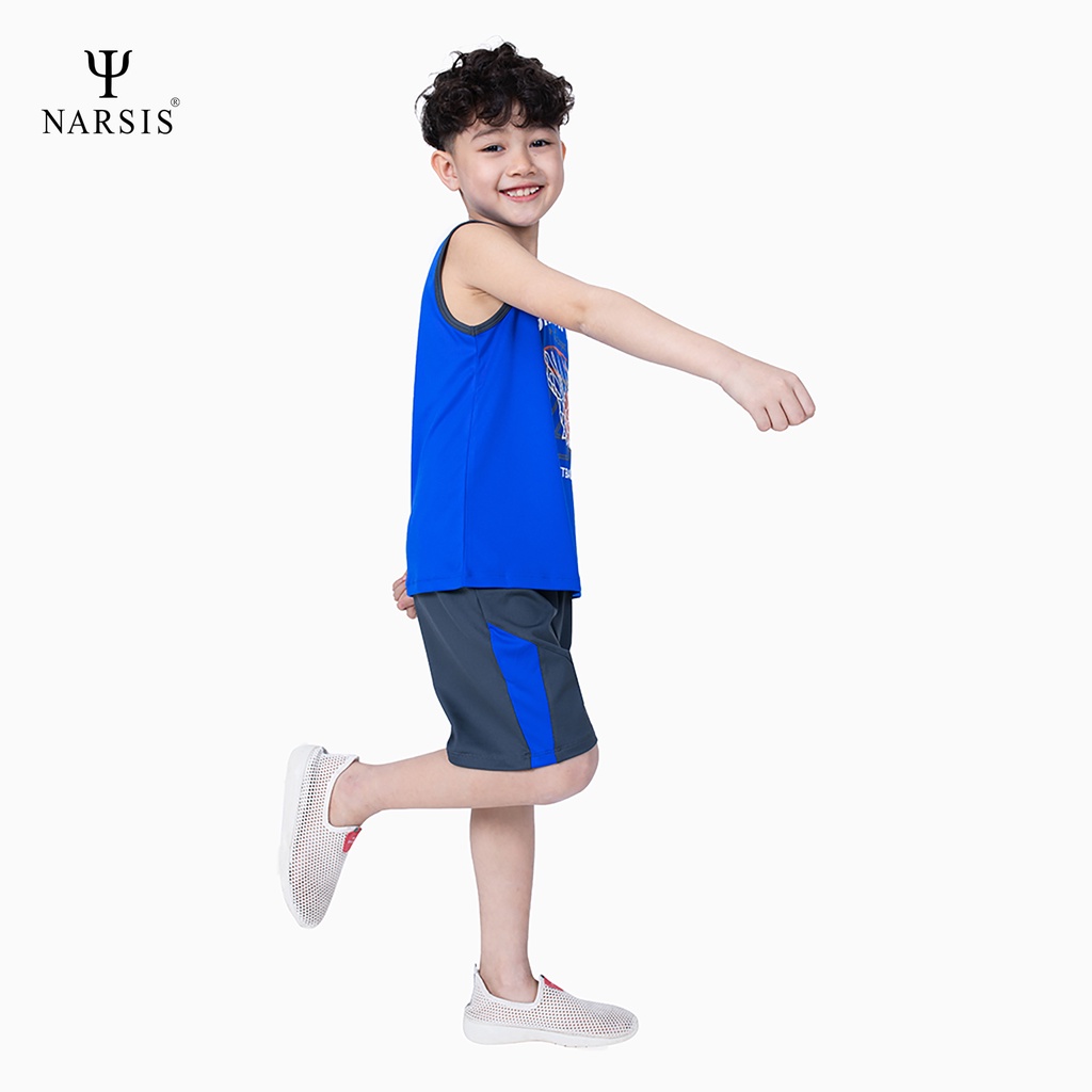 Bộ ba lỗ bé trai nhiều màu Narsis KE1026 KE1027 KE1028  chất liệu Polyester cao cấp không giữ nước cao cấp