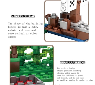 Lego Minecraft Ngôi Làng Puzzle Blocks
