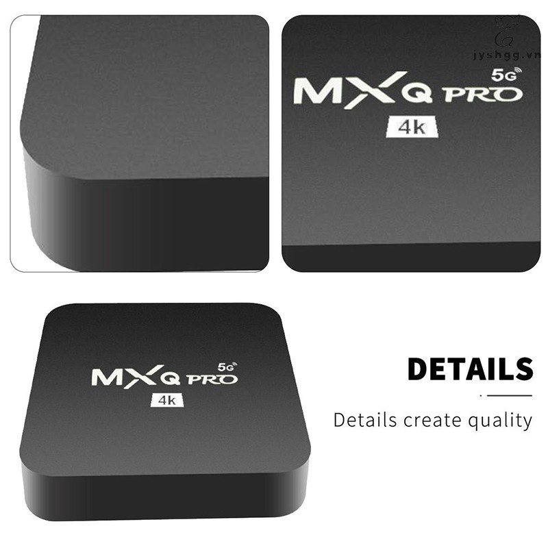 Android Tv Box Mxq Pro 4k Android: 10.1 200 kênh Youtube Facebook và phụ kiện