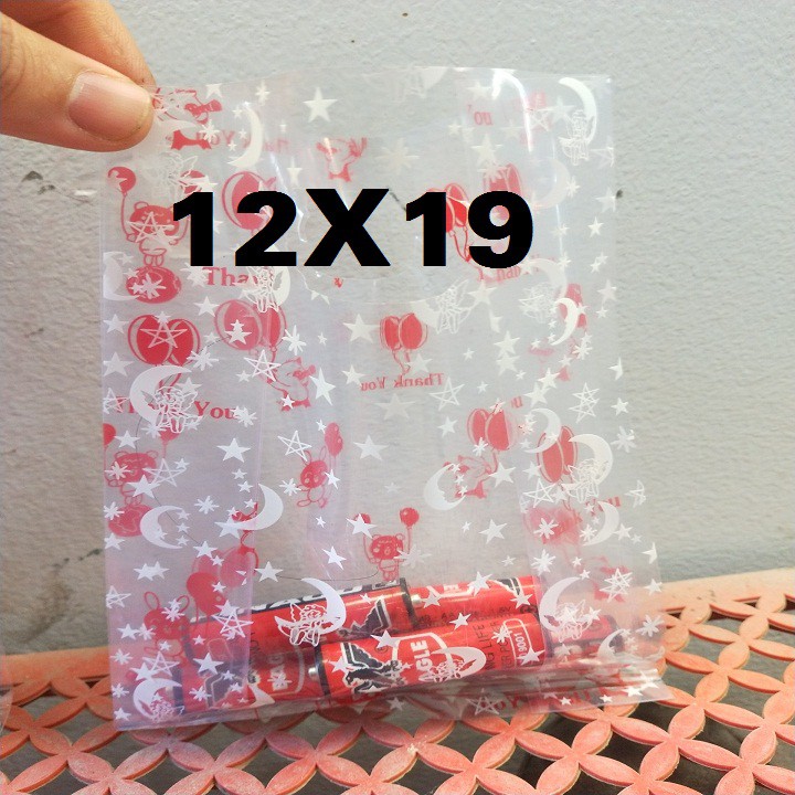 100 Chiếc Túi PP Họa Tiết Trong Size 12x19 Đựng Son, Mỹ Phẩm Nhỏ Siêu HOT, Bao Bì Thương Nguyễn