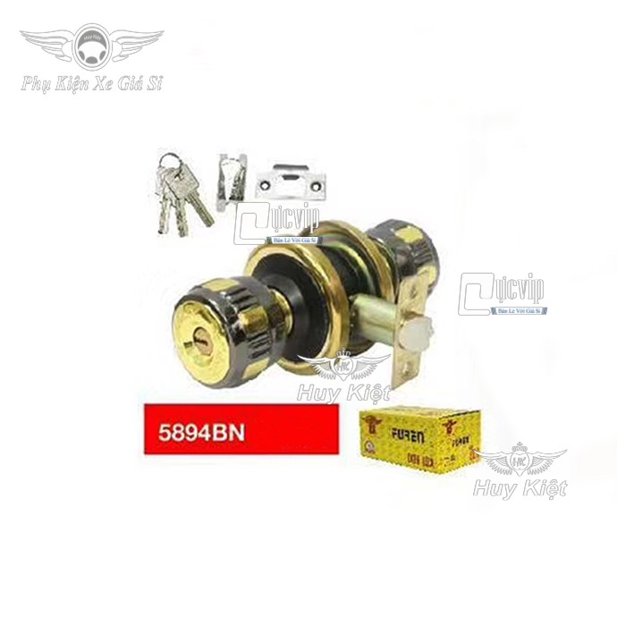 [GIÁ HỦY DIỆT] Khóa Cửa Tay Nắm Tròn Cao Cấp Furen 5894BN MS3209