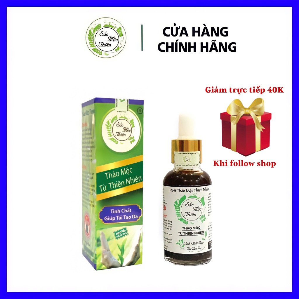 Serum Sắc Mộc Thiên Siêu Cấp Dành Cho Da Lì - Cải Thiện Mụn Thâm - Phục Hồi Sẹo Rỗ - Nám Tàn Nhang