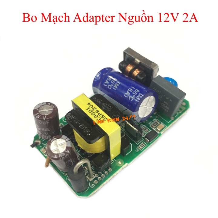 Bo Mạch Nguồn Adapter 12V 2A Loại Tốt