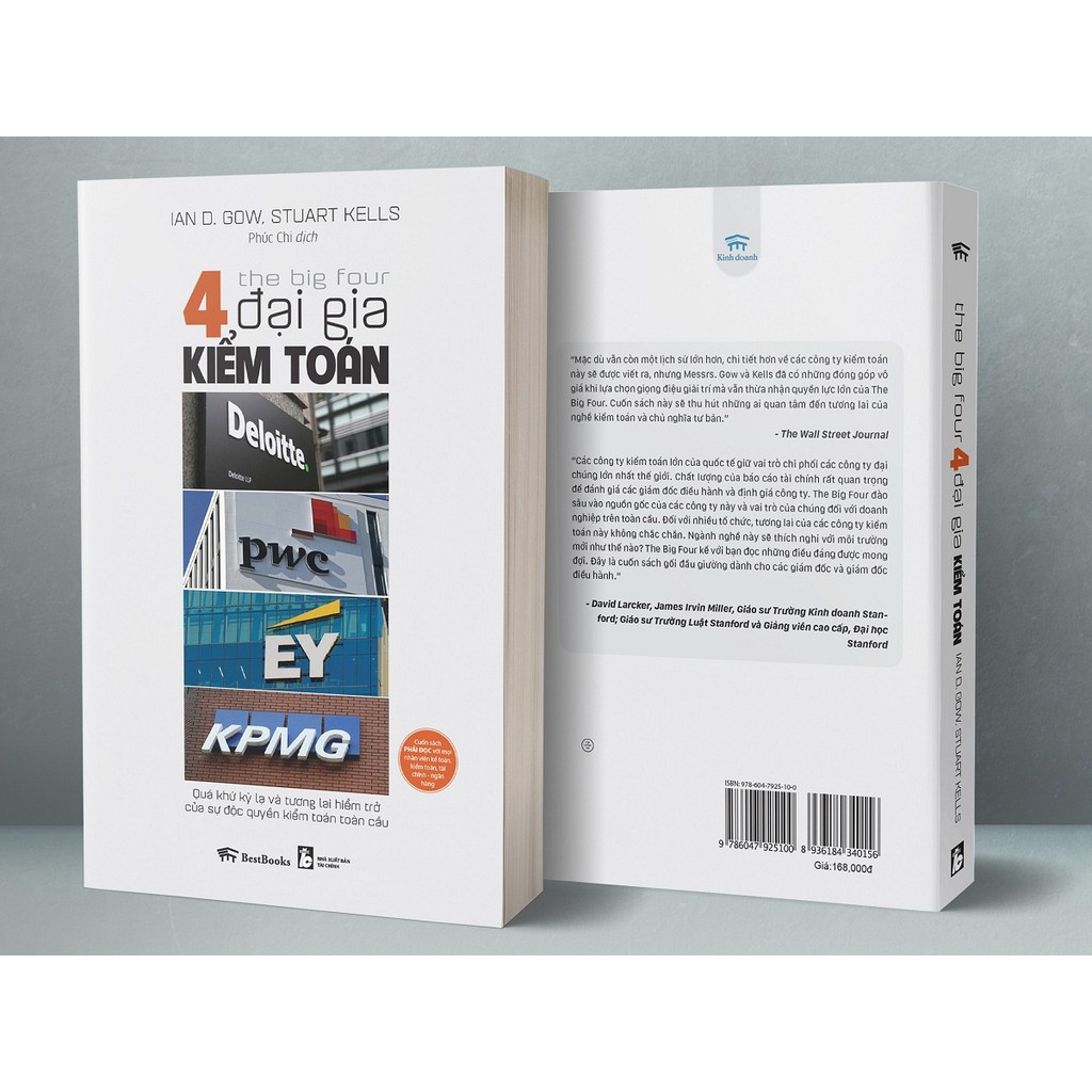 Sách - The Big Four - 4 Đại Gia Kiểm Toán: Deloitte - PwC - EY - KPMG +Tặng Bookmark