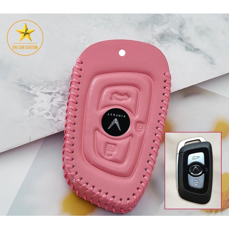 - Bao da bọc chìa khóa xe hơi ô tô Vinfast Lux A & Lux SA - Ốp chìa khóa Vinfast Lux A - Mẫu 31