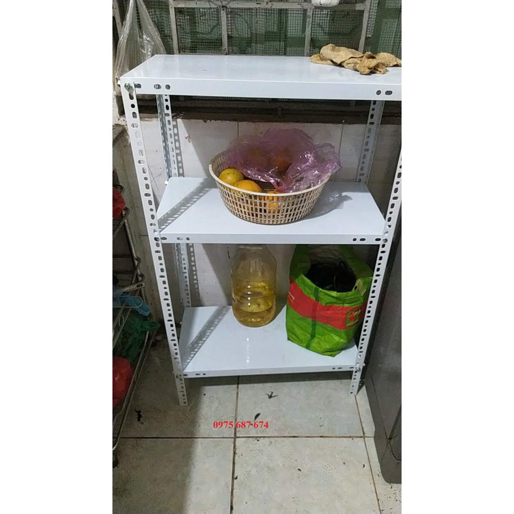 ⭐️Flash Sale ⭐️ Giá kệ sắt 3 tầng dài 60cm, rộng 30 cm, cao 1m gồm 3 tầng