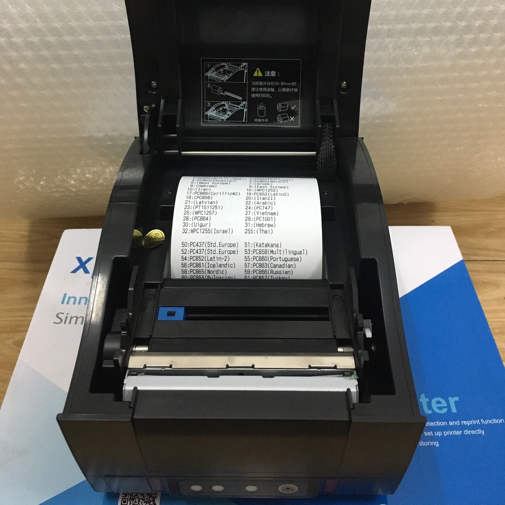 Máy in bill, hóa đơn nhiệt, in Bar Bếp cổng LAN khổ K80 Xprinter D200/D230 cao cấp | WebRaoVat - webraovat.net.vn