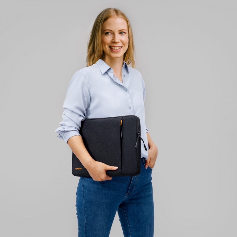 Túi chống sốc tomtoc (usa) 360* protective kèm túi phụ kiện cho macbook pro 14” đen