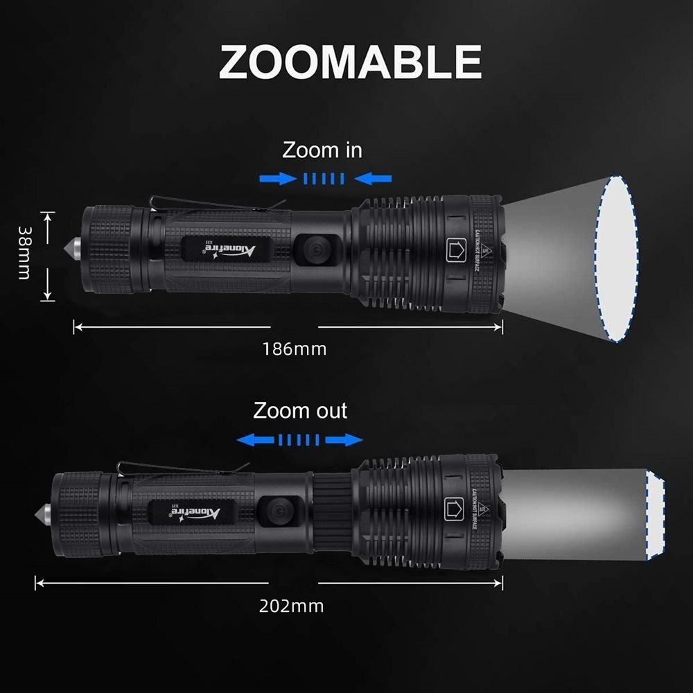 Đèn Pin AloneFire X35 XHP90 Chống Thấm Nước Sử Dụng Ngoài Trời Tiện Lợi
