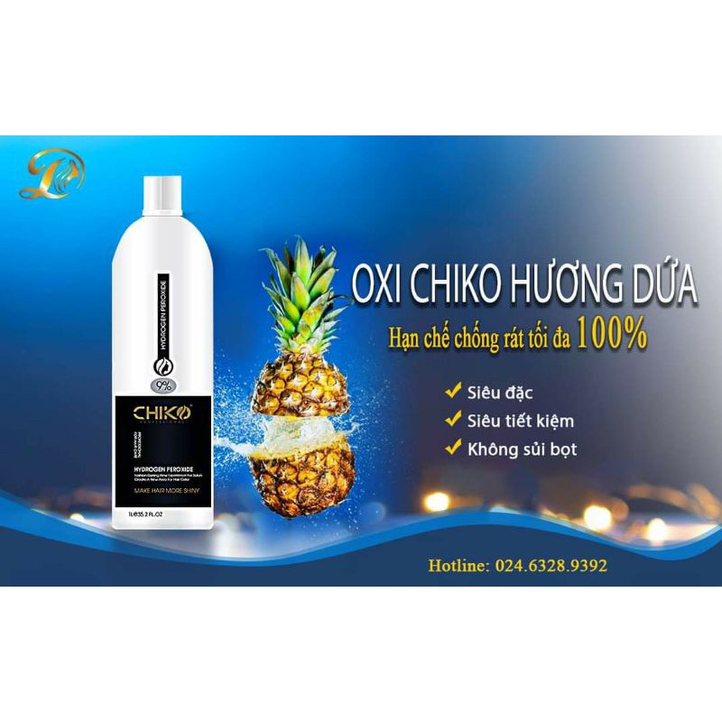 Trợ nhuộm siêu dưỡng Chiko, chóng xót chống rát da đầu, chai to 100ml