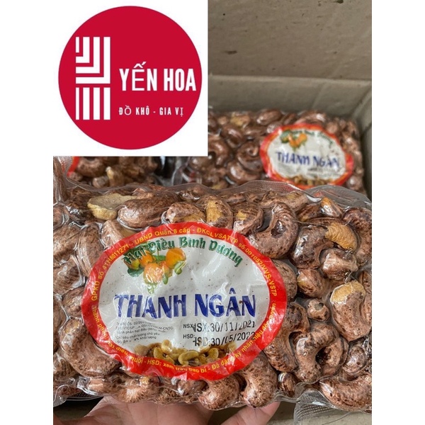 Hạt điều rang muối Bình Phước còn vỏ lụa 1kg