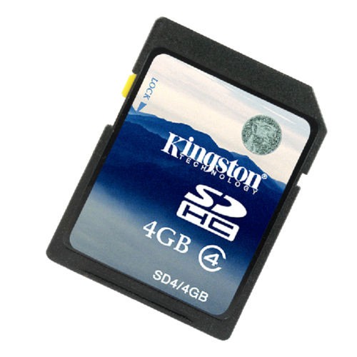 Thẻ Nhớ Kingston SD Class4 4GB C4 SDC4 / 4G Cho Máy Ảnh
