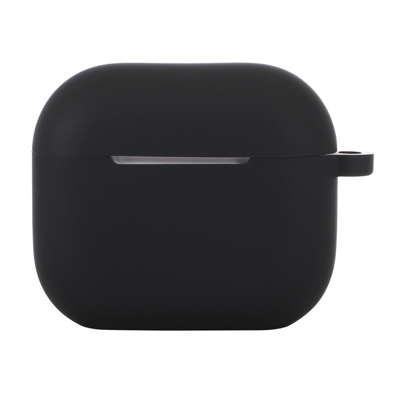 Vỏ Case Ốp bảo vệ tai nghe airpods 3 silicon dẻo màu + kèm móc