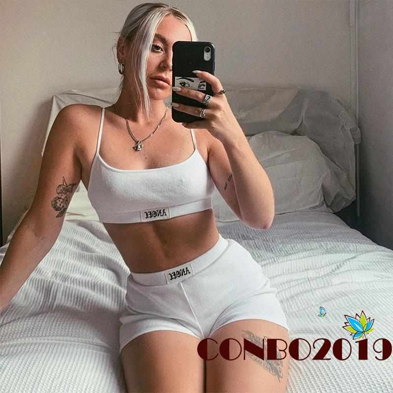 Set Quần Áo 2 Dây Thời Trang Dành Cho Nữ