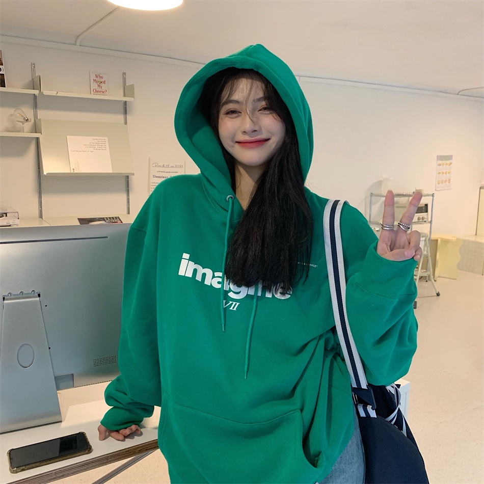 Áo hoodie thời trang Hàn Quốc 4 màu sắc tự chọn cho nữ | BigBuy360 - bigbuy360.vn